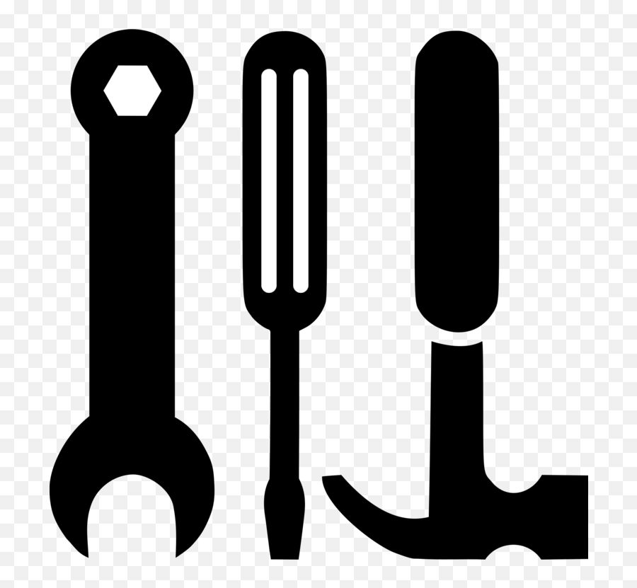 Hammer Clipart Spanner Picture - Clipart Hammer And Screwdriver Emoji,Hammer And Wrench Emoji