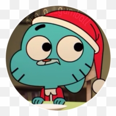 Gumball Icon Cartoon Christmastawog - Gumball Naked Emoji,Gumball Emoji