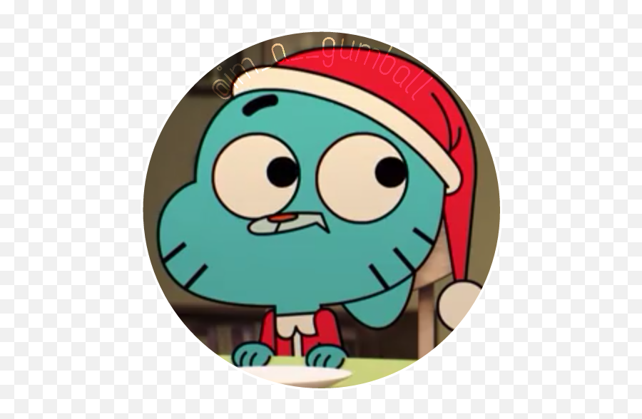 Gumball Icon Cartoon Christmastawog - Gumball Naked Emoji,Gumball Emoji