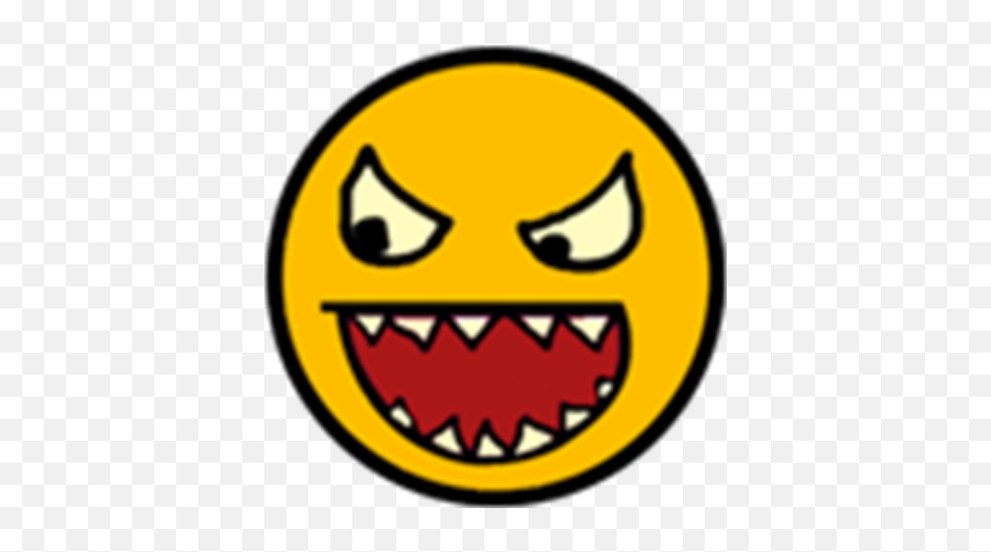 Halloween 2009 Scary Epic Face - Roblox Smiley Emoji,Scary Emoticon