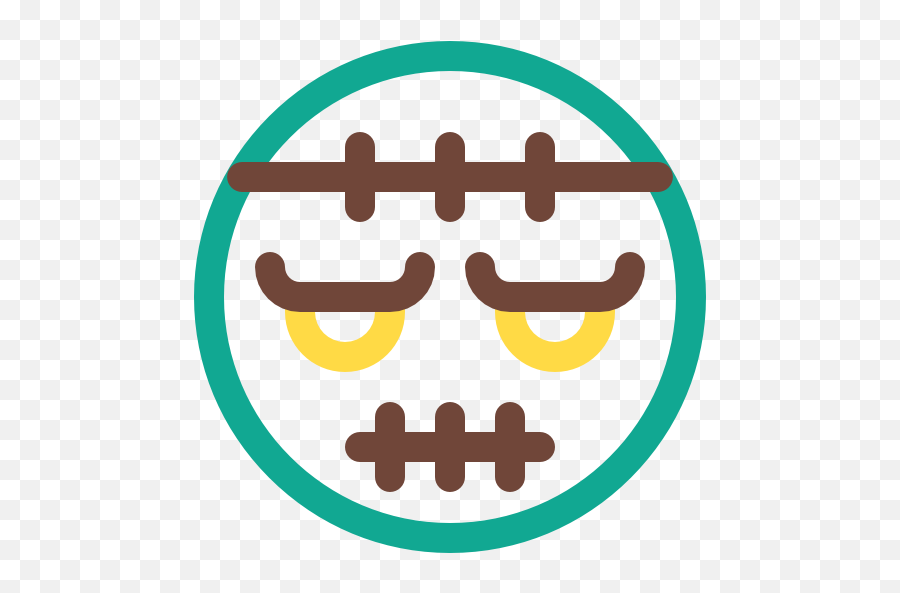 Frankenstein - Circle Emoji,Frankenstein Emoji
