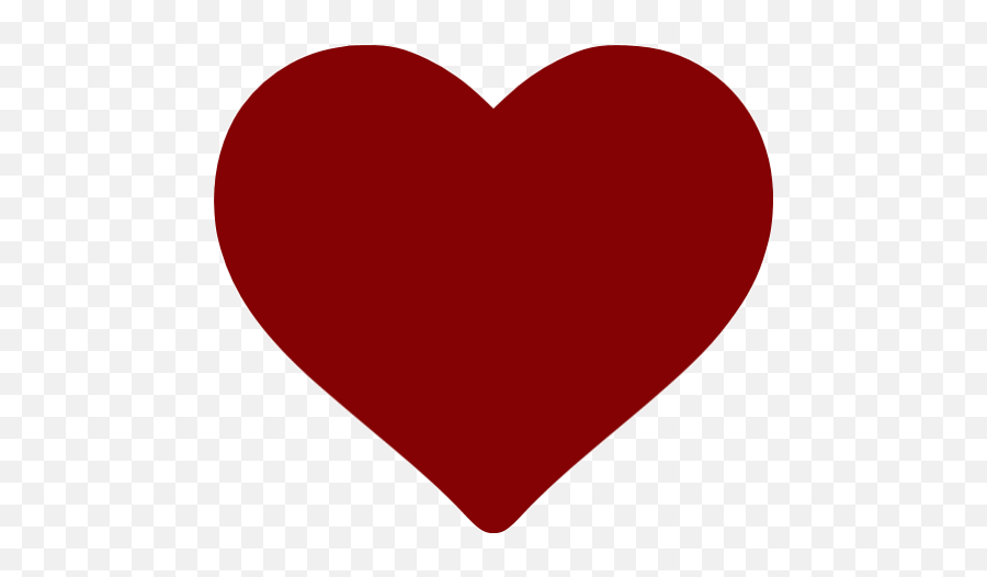 Maroon Hearts Icon - Love Heart Emoji,Colored Heart Emoji