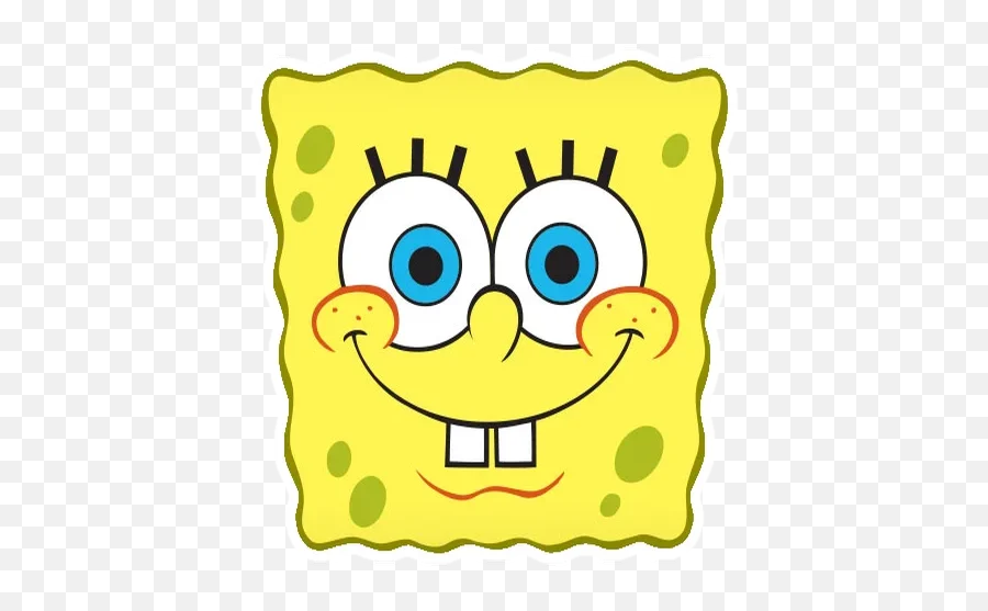 Spongebob Samolepky Pro Telegram - Spongebob Face Emoji,Spongebob Emoticons