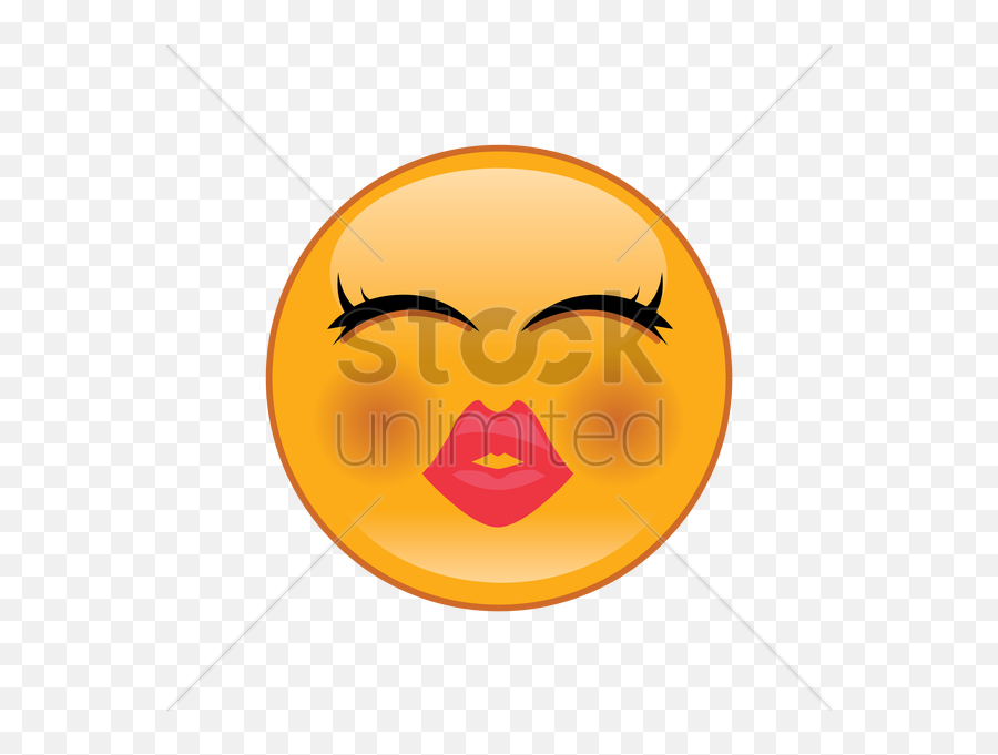 Smiley With Pouting Lips Vector Image - Pouting Pouty Face Emoji,Pout Emoticon