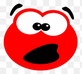 Blob Surprised - Smiling Blob Clip Art Emoji,Shocked Emoji