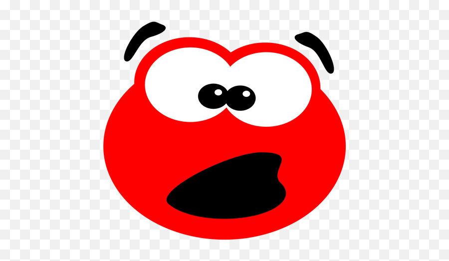 Blob Surprised - Smiling Blob Clip Art Emoji,Shocked Emoji