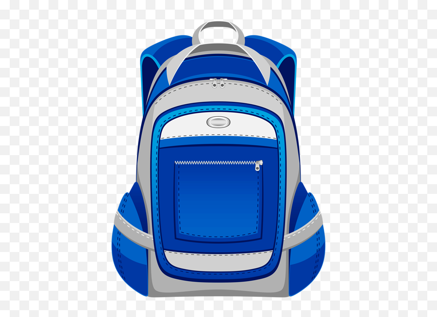 School Backpack Clipart Image 2 - School Bag Transparent Background Emoji,Emoji Backpacks For School
