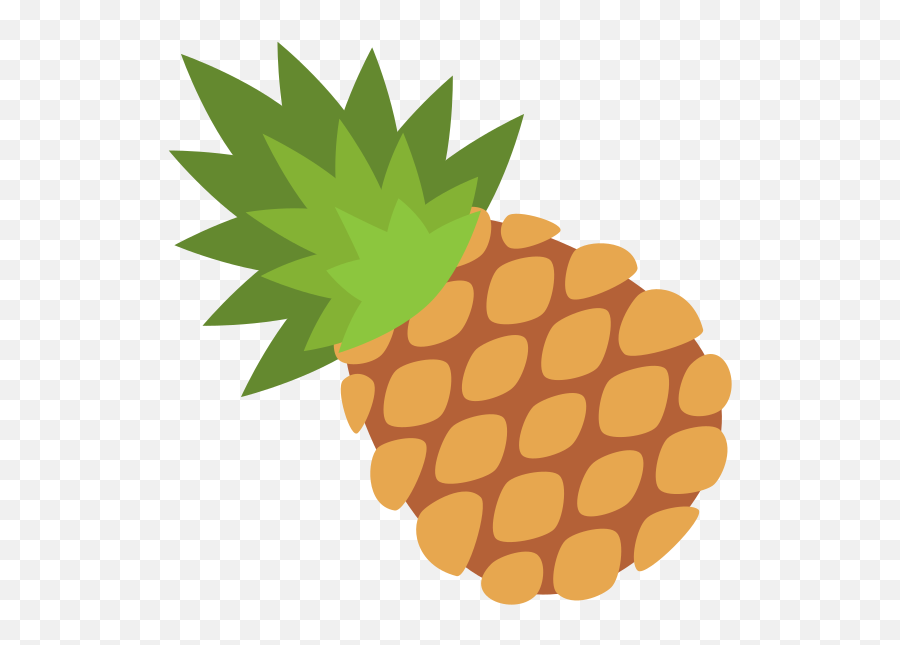 Emojione 1f34d - Pineapple Emoji Vector,Thinking Emoji Meme