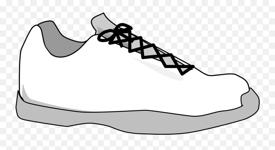 Shoe Sneaker Trainer - Plain White Shoe Png Emoji,Emoji Converse Shoes
