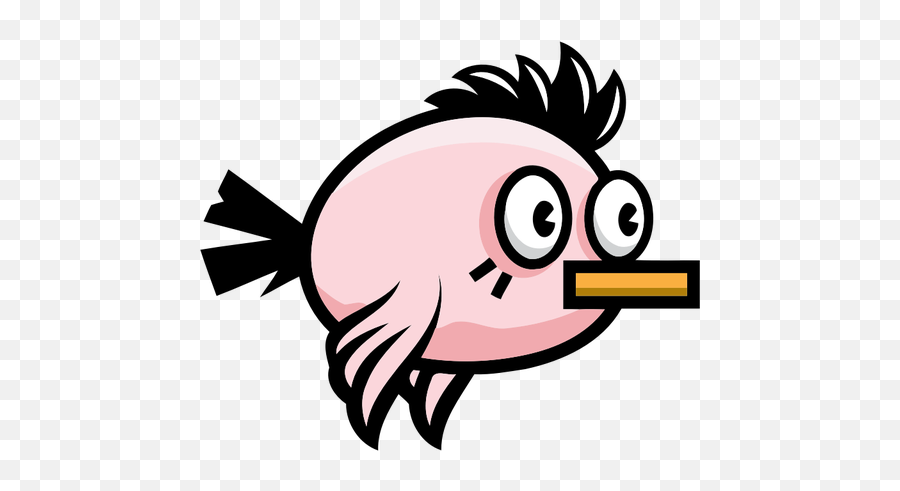 Cartoon Image Of Pink Bird - Flappy Bird Png Emoji,Pink Flamingo Emoji