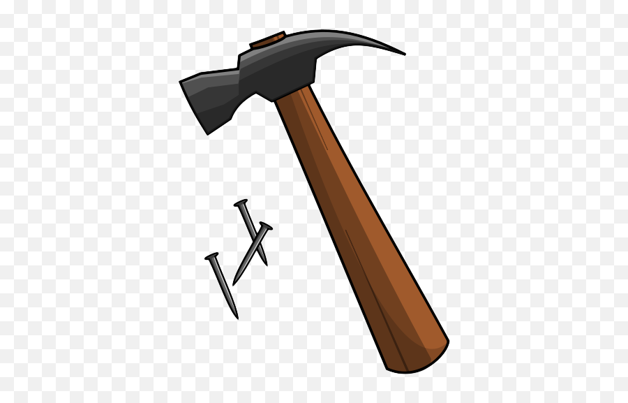 Hammer Clip Art Free Library Png Files - Hammer And Nails Clipart Emoji,Black Nails Emoji