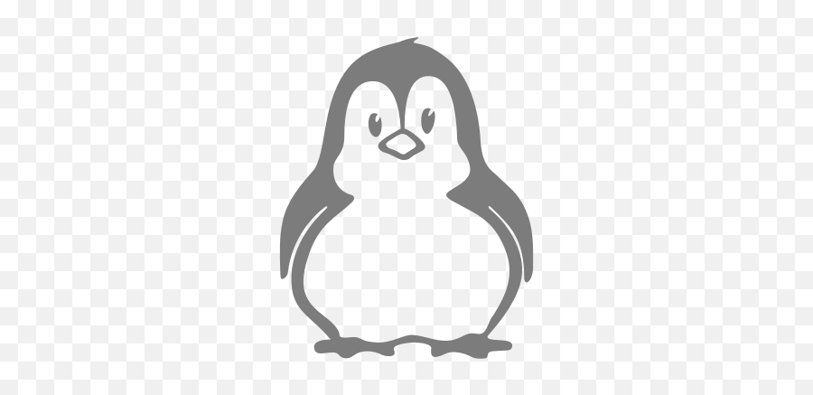 Cartoon Penguin Vector - Outline Penguin Clipart Black And White Emoji,Cardinal Bird Emoji