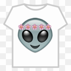 Alien Flower Girl Emoji - Sonic Belly Roblox T Shirt,Flower Girl Emoji