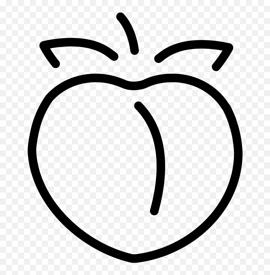 Openmoji - Line Art Emoji,Apple Logo Emoji