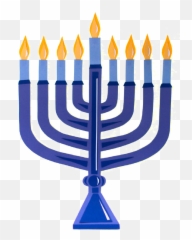 Hanukkah Clipart Transparent Background - Transparent Hanukkah Clip Art Emoji,Menorah Emoticon
