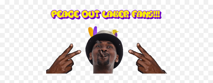 Metta World Peace Out - Peace Out Gifs Transparent Emoji,Peace Out Emoticon