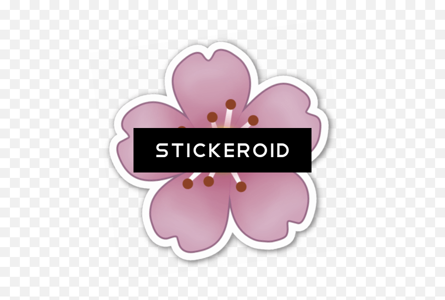 Emoji Flower Purpl - Portable Network Graphics,Purple Flower Emoji