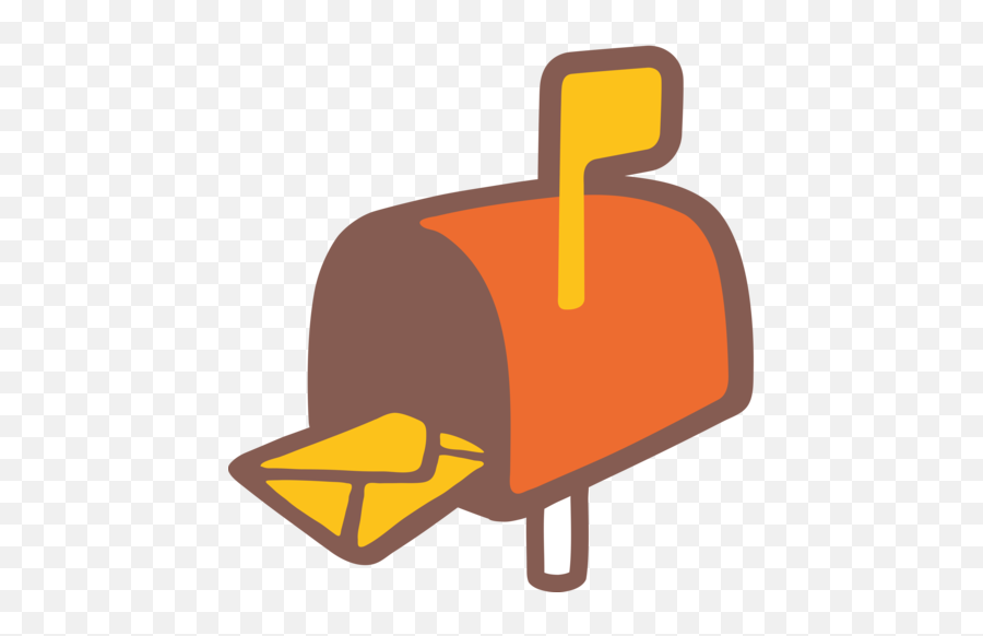 Open Mailbox With Raised Flag Emoji - Emoji Caixa De Correio,Mailbox Emoji