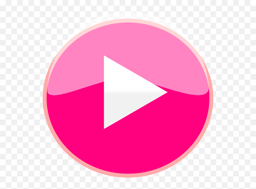 Play Icon Clip Art At Clkercom Vector - Pink Play Button Png Emoji,Play Button Emoji