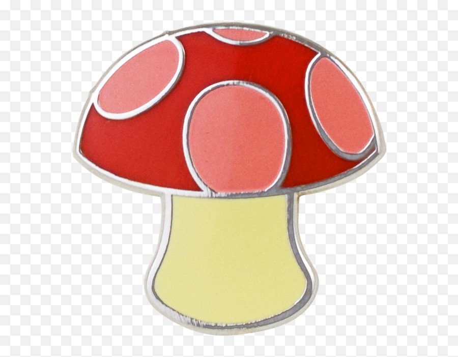 Mushroom Emoji Pin - Agaric,Emoji Pin