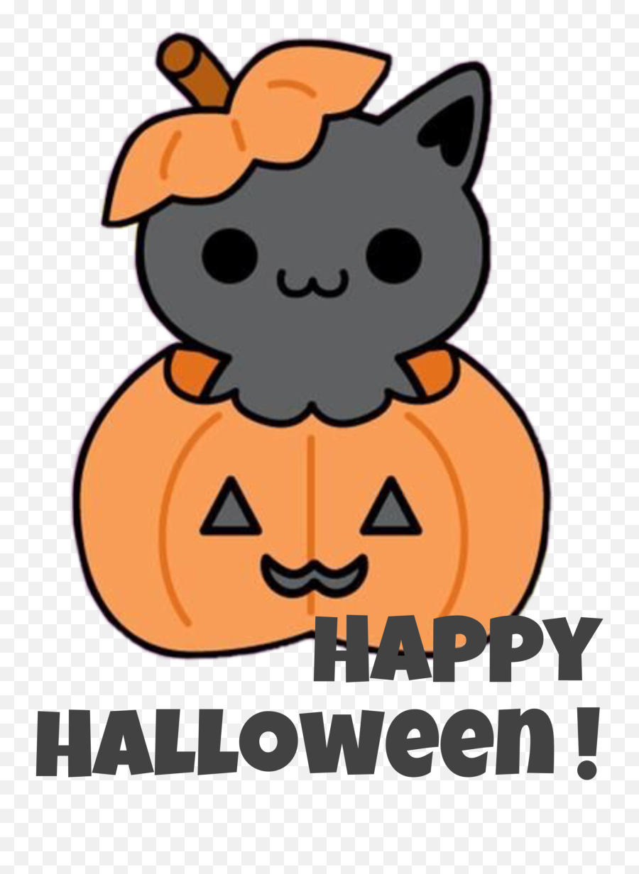 Itu0027s So Cute But It Says Happy Halloween Think Pos - Halloween Kitty Emoji,Happy Halloween Emoji
