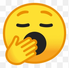 Yawning Face Emoji Clipart Free Download Transparent Png - Android Emojis,Tired Face Emoticon