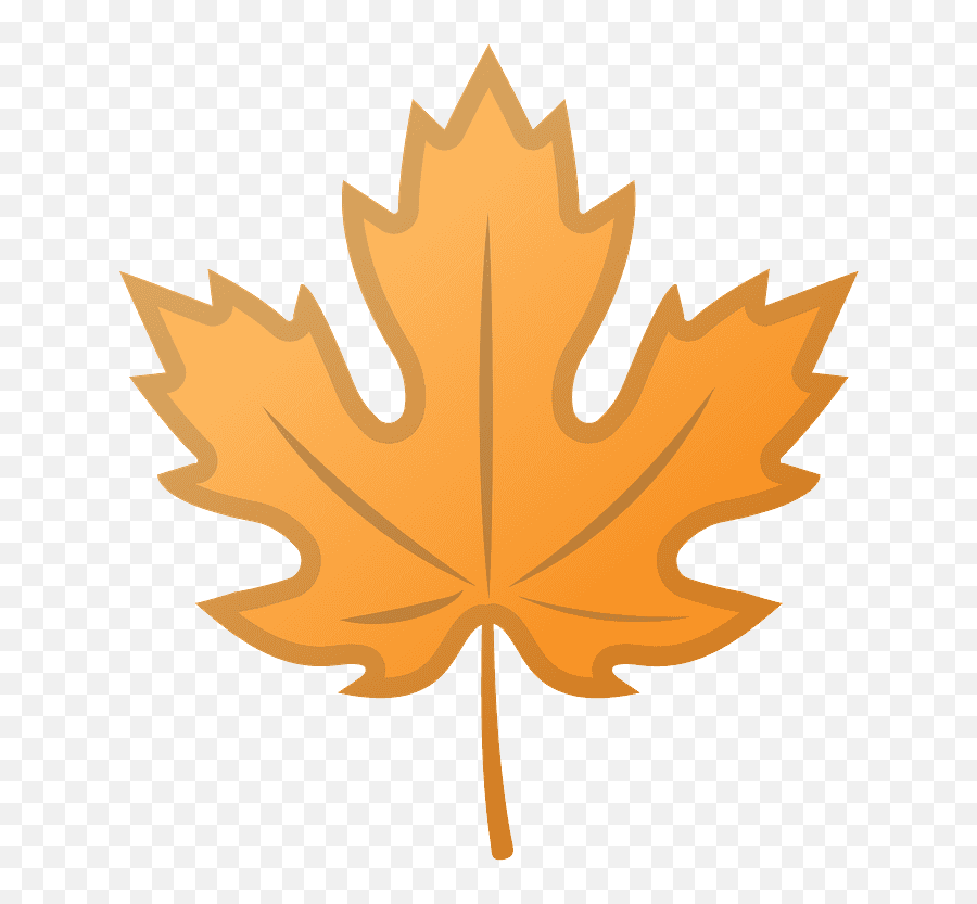 Maple Leaf Emoji Clipart - Maple Leaf Means,Plant Emoji