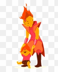 Download Hd Clip Art Flame - Flame Princess And Flame Prince Adventure Time Flame Prince Emoji,Prince Emoji
