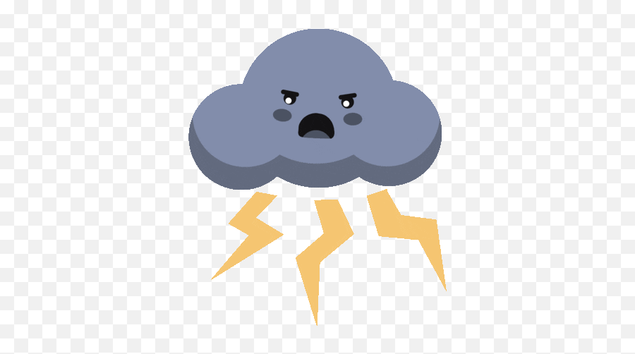 Weather - Baamboozle Thunder Lightning Clipart Gif Emoji,Thunderstorm Emoji
