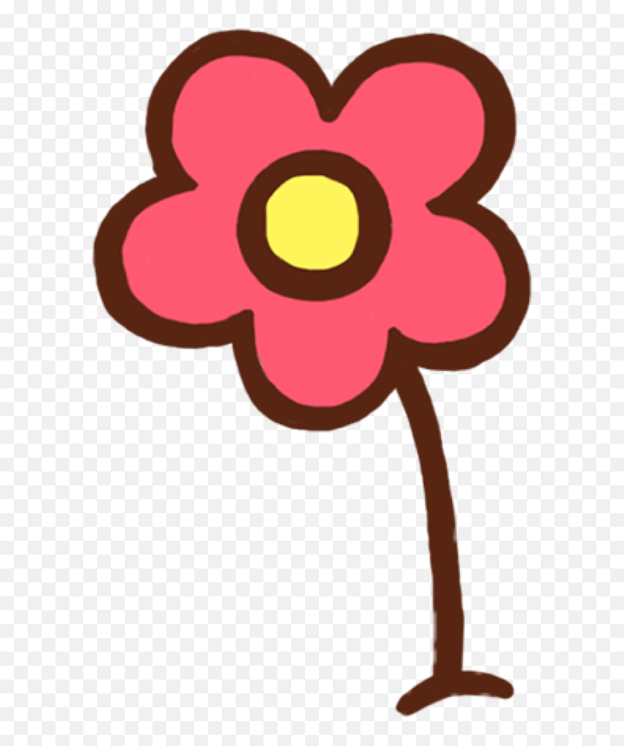 Emoji Flower Pink Red Sticker By - Girly,Red Flower Emoji