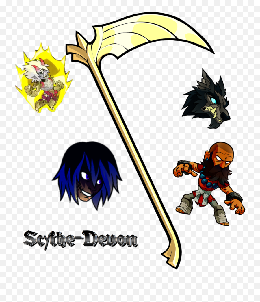 Scythe Brawlhalla Sticker - Scythe Brawlhalla Emoji,Scythe Emoji