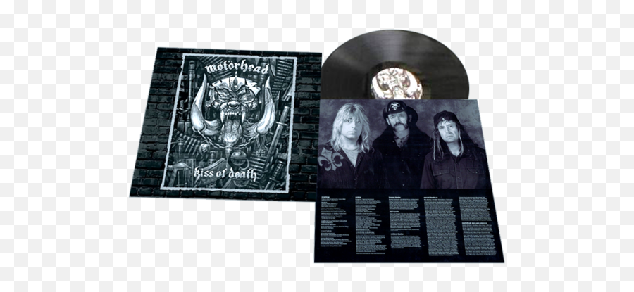 Zoom Image - Motorhead Kiss Of Death Vinyl Full Size Png Motorhead Kiss Of Death Emoji,Vinyl Record Emoji
