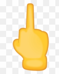 Can You Give The Middle Finger To Police - Emoji Png