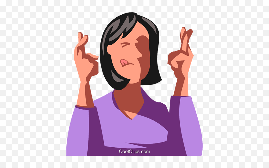 Fingers Crossed Clipart Look At Clip - Cross Finger Images Crossed Fingers Clipart Emoji,Fingers Crossed Emoticon