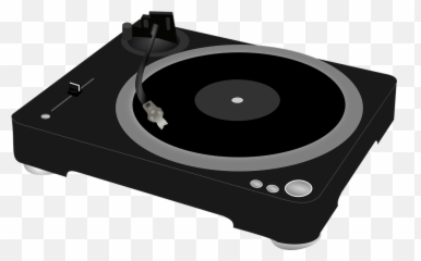 Record Player Gramophone Turntable - Dj Turntable Clipart Emoji,Ipad Emoji Keyboard