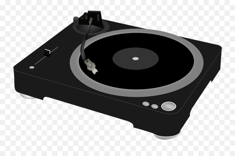 Record Player Gramophone Turntable - Dj Turntable Clipart Emoji,Ipad Emoji Keyboard