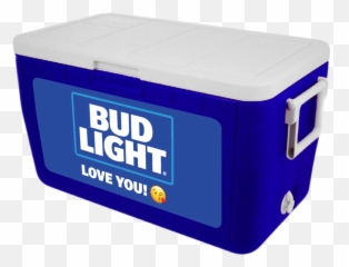 Bud Light Personalized 48 Qt Cooler - Box Emoji,Emoji Light Up Shoes