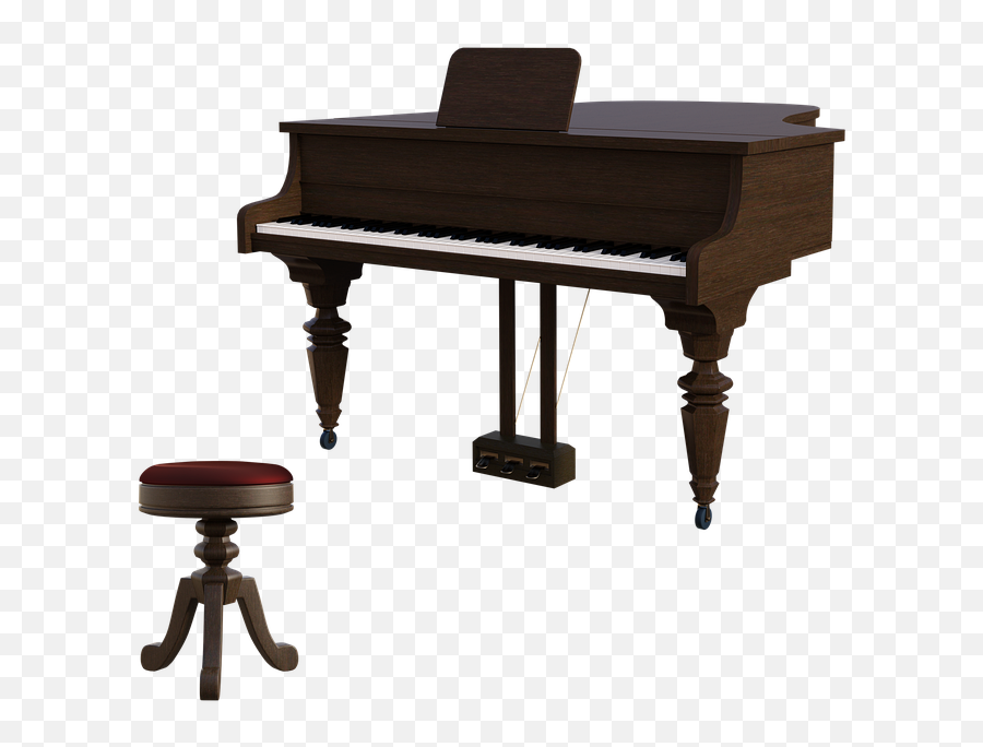 Piano Vintage Stool - Fortepiano Emoji,Old Emoji Keyboard
