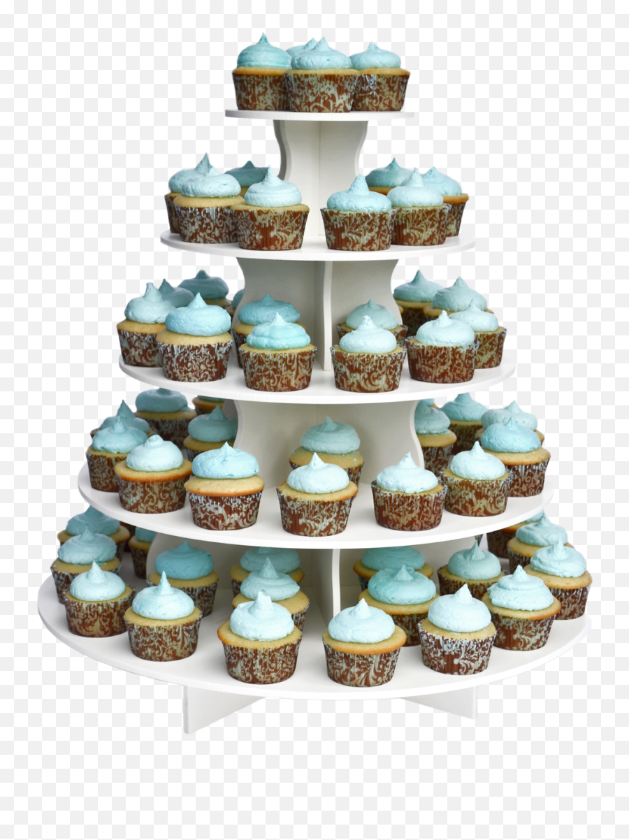 5 Tier Round Cupcake Tower Pro - Cupcake Stand Emoji,Emoji Cupcake Stand