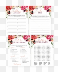 Printable Invitations Games And Party - Garden Roses Emoji,Guess The Emoji Old Man And Clock