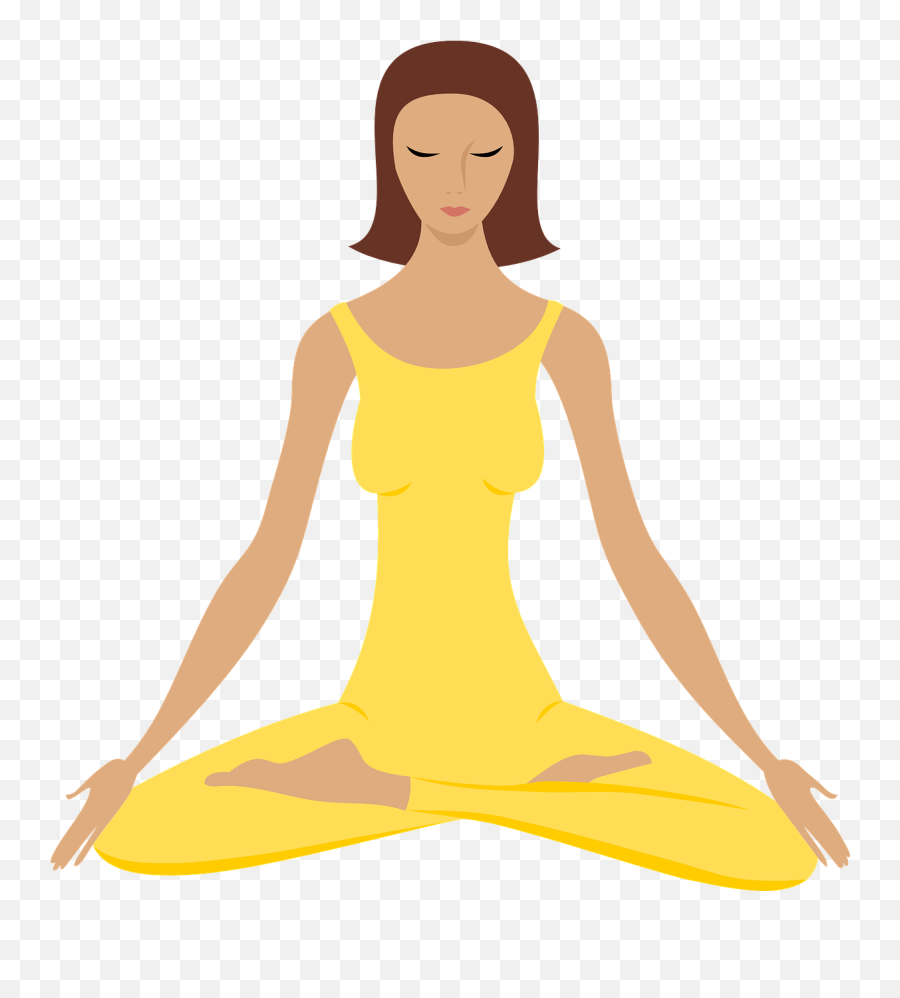 Yoga Meditate Meditation Exercise - Clip Art Meditation Emoji,Lotus Position Emoji