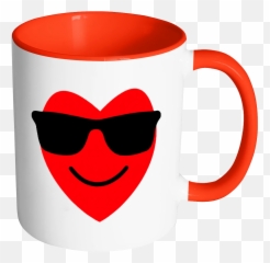 Smile Heart Emojis With Glasses - Environment Mugs