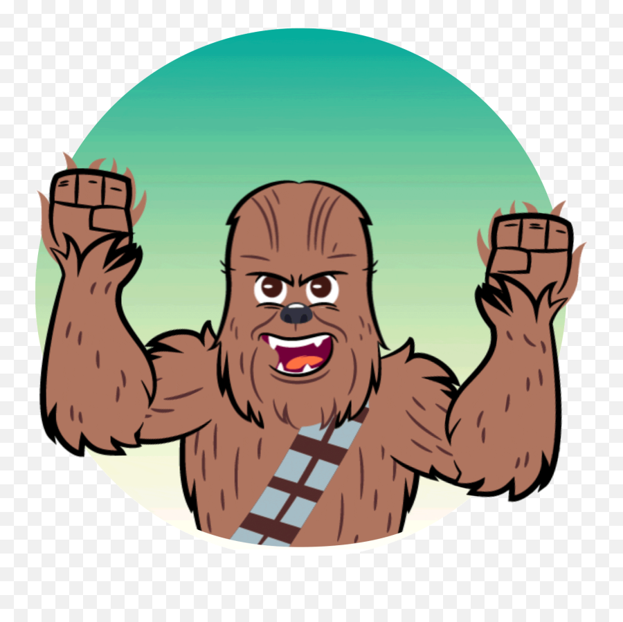 The Last Jedi - Animated Transparent Gif Sticker Beard Emoji,Facebook Star Wars Emoji