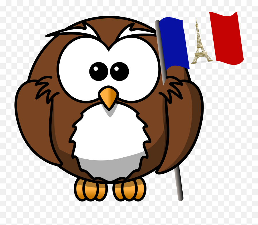 France Clipart Small France Small - Cartoon Owl Emoji,French Flag Emoji