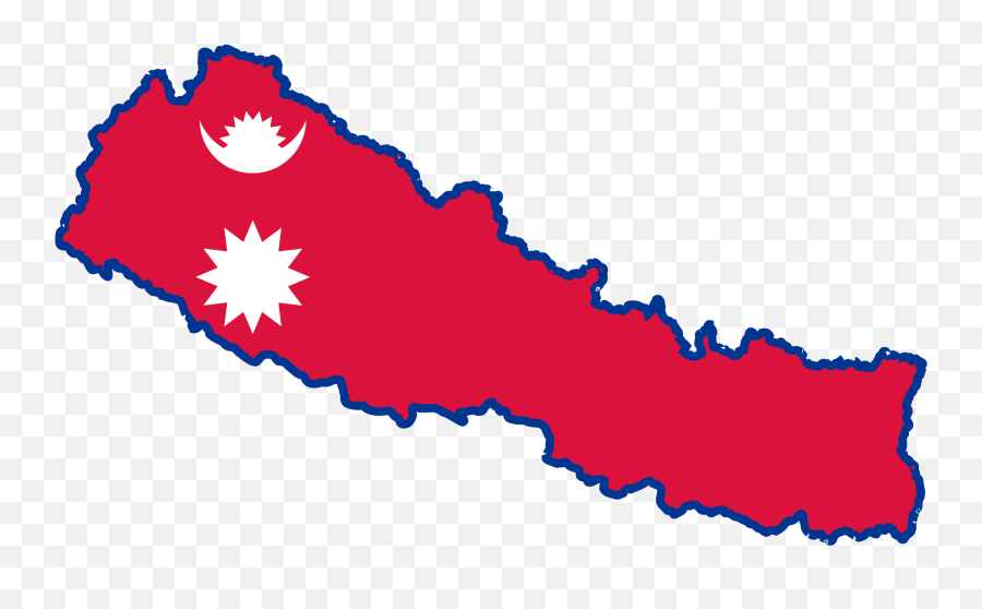 Nepal Flag - Nepal Flag And Map Emoji,Indian Flag Emoji