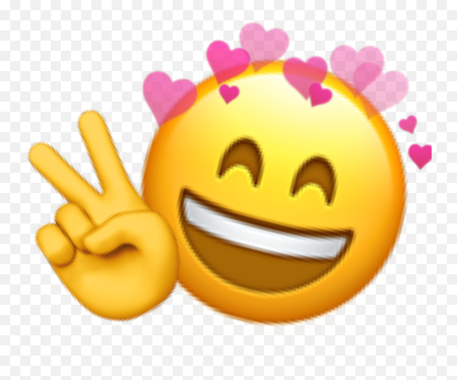 Freetoedit Emoji Peace Happy Emojisticker Emojis - Peace Emoji,Peace Hand Emoji