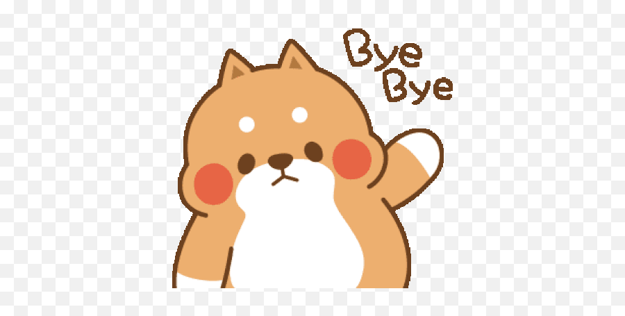 Pit - Tonton Friends Gif Bye Emoji,Bye Dog Emoji