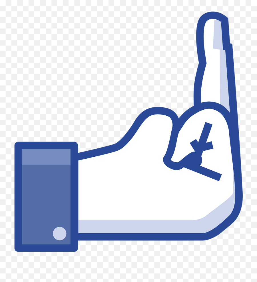 Facebook Social Network Like Do - Free Vector Graphic On Pixabay Facebook Middle Finger Emoji,Flip Finger Emoji