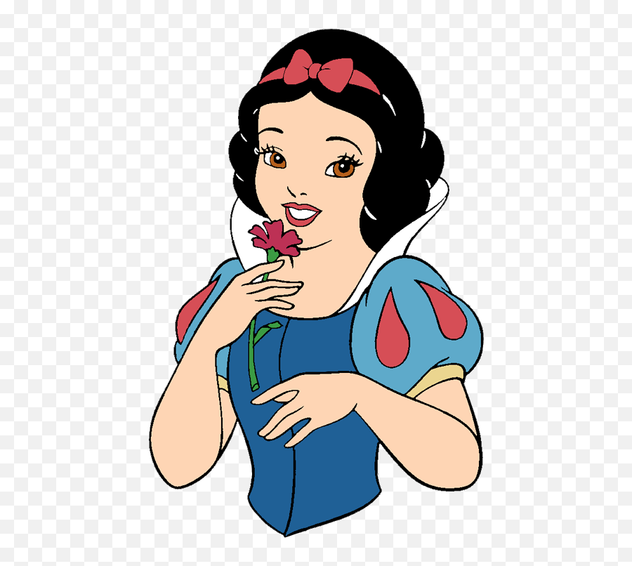 Disney Princess Snow White Snow White - Snow White Disney With Flower Emoji,Snow White Emoji