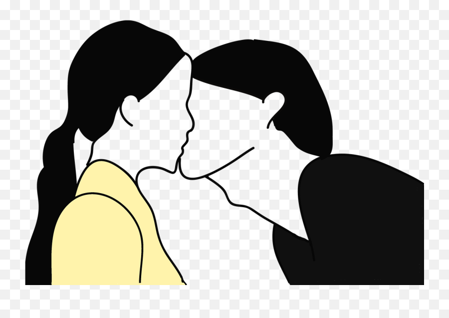 Pareja Beso Png Clipart - Full Size Clipart 3426058 Kiss Emoji,Emoji De Beso